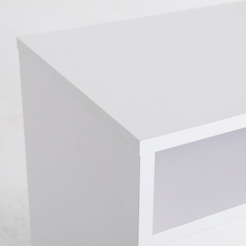 2X Bedside Table Side Storage Cabinet Nightstand Bedroom 2 Drawer ANYA - WHITE Payday Deals
