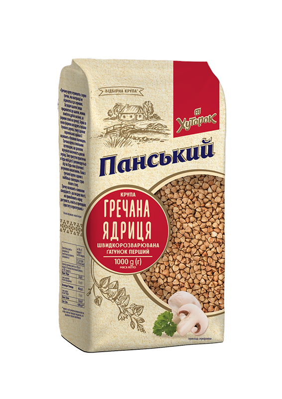 Ukrainian Buckwheat Groats Roasted Kasha GMO Free 1000gr Grechka 1 Pack