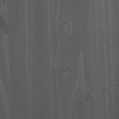 Sideboard Light Grey 113x40x80 cm Solid Wood Pine