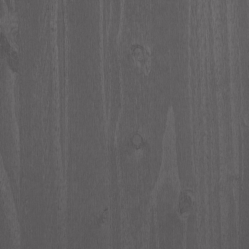 Sideboard Light Grey 113x40x80 cm Solid Wood Pine
