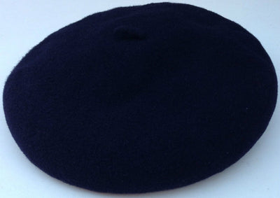 Kangol Anglobasque FRENCH Beret - Camel - 100% Wool - 0252HT British Party Hat - Dark Blue - M