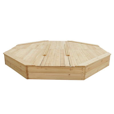 Large Sandpit with Wooden Cover