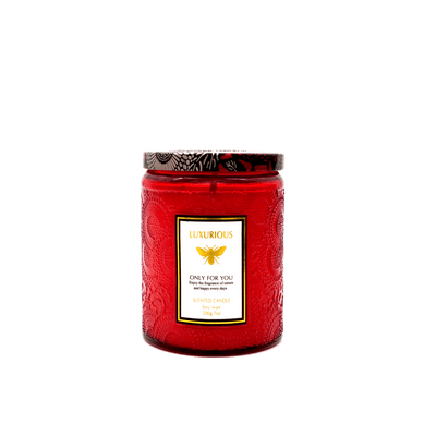 Faubourg Embossed Scented Candle bvlgari&jasmine