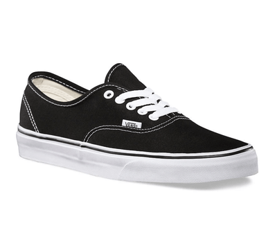 VANS Authentic Shoes Sneakers Classic Skateboard Sneakers Casual - Black/White