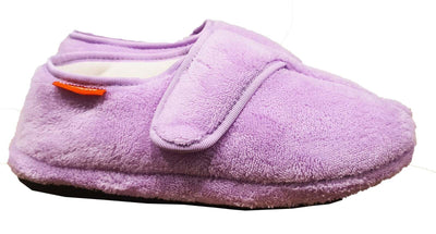 ARCHLINE Orthotic Plus Slippers Closed Scuffs Pain Relief Moccasins - Lilac - EU 36