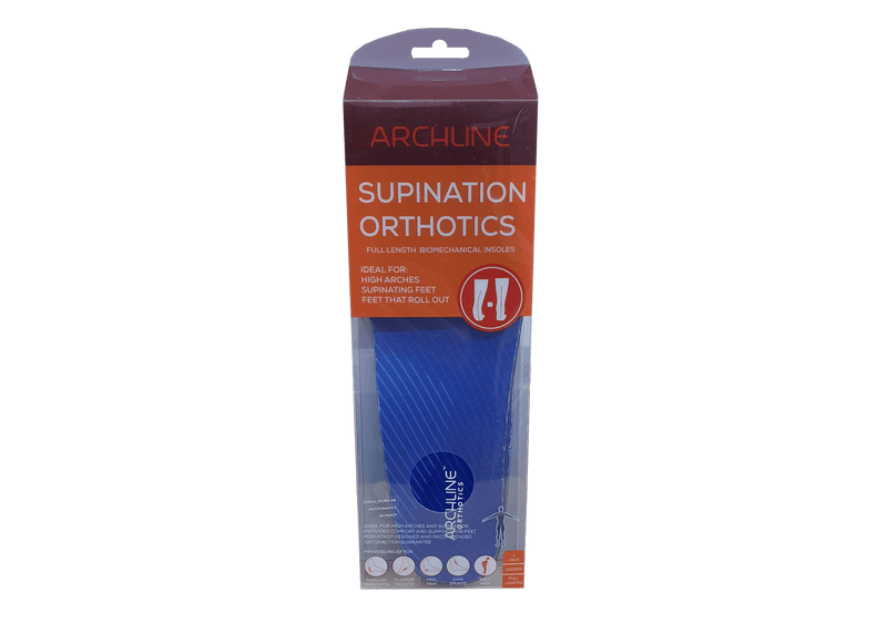 Archline Supination Orthotic Insoles – Full Length (Unisex) Plantar Fasciitis High Arch Payday Deals