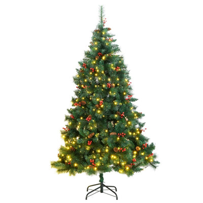 Artificial Hinged Christmas Tree 300 LEDs 180 cm Payday Deals