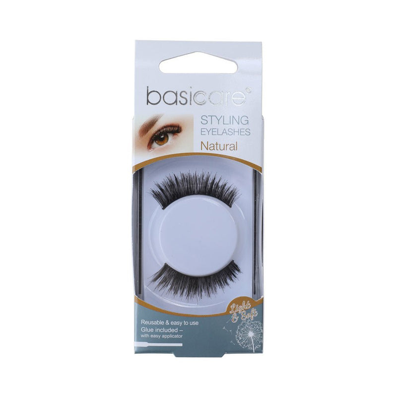 Basicare Reusable & Easy To Use Styling Eyelashes With Glue And Applicator 1955 Payday Deals