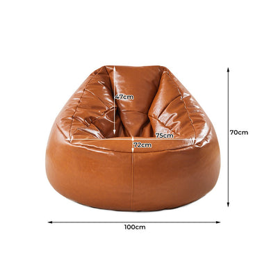 Bean Bag Large Indoor Lazy Chairs Couch Lounger Kids Adults Sofa Cover Beanbag Payday Deals