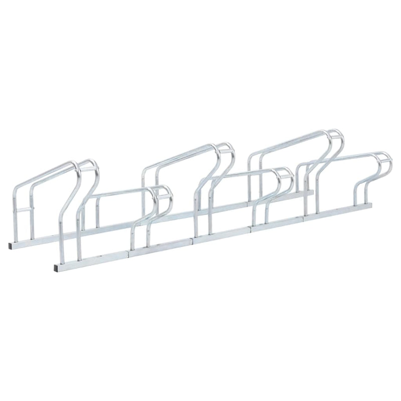 Bicycle Stand for 6 Bikes Floor Freestanding Galvanised Steel Payday Deals