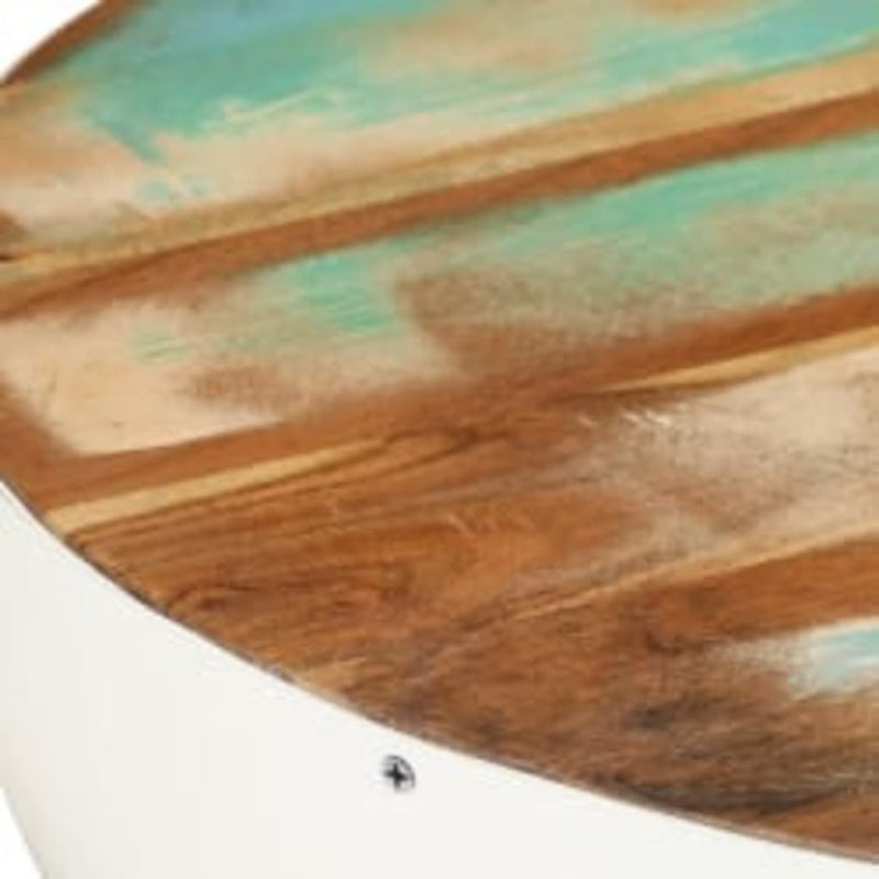 Bowl Shaped Coffee Table Solid Reclaimed Wood 60x60x30 cm Payday Deals