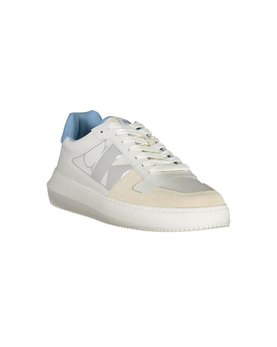 Calvin Klein Men's White Polyester Sneaker - 43 EU Payday Deals