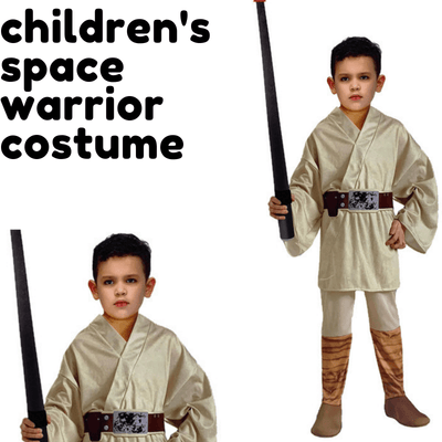 Childrens Space Warrior Costume Jedi Party Master Boys Kids Payday Deals