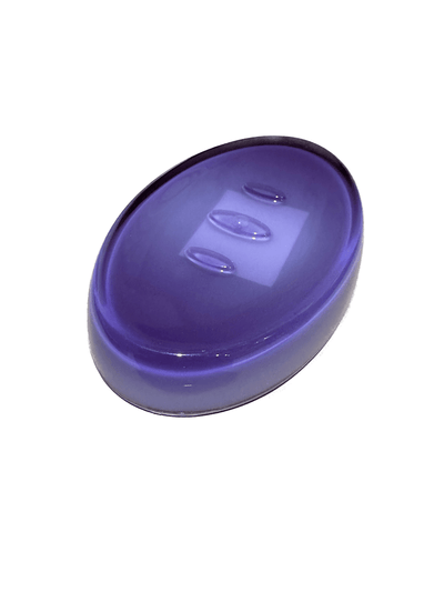 Creative Home Oval Soap Dish Holder Plate - Purple
