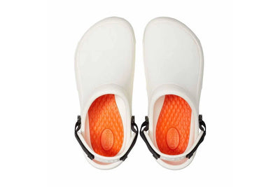 Crocs Bistro Pro Literide Clog Roomy Fit Men Women Shoes - White Payday Deals