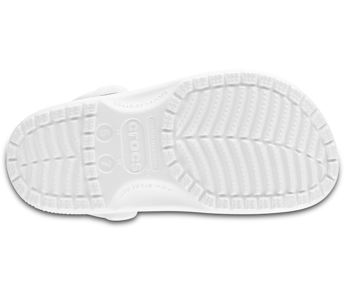 Crocs Classic Clogs Roomy Fit Sandal Clog Sandals Slides Waterproof - White - Men&