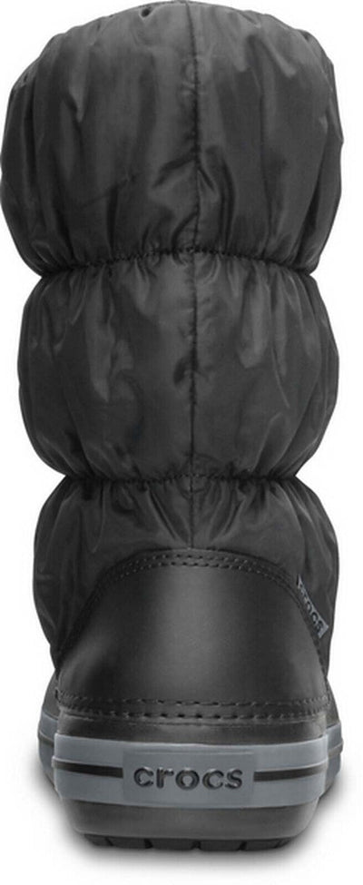 Crocs Women's Ladies Winter Warm Puff Boot Puffer - Black/Charcoal Payday Deals