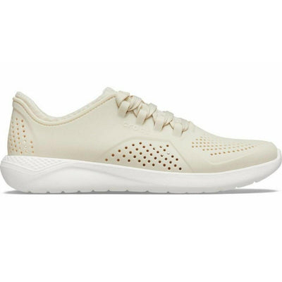 Crocs Women's LiteRide Pacer Ladies Sneakers Shoes - Stucco - Women's US 9 Payday Deals