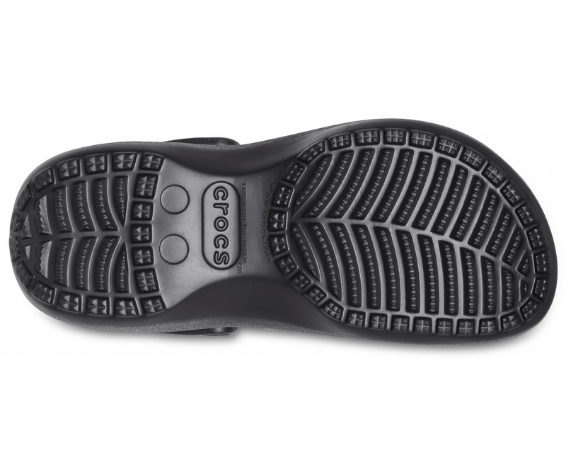Crocs Womens Classic Platform Clog Sandals - Black Payday Deals
