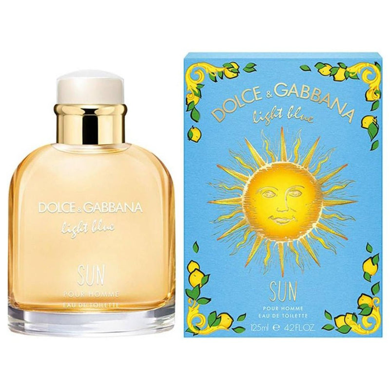 Dolce And Gabbana Light Blue Sun Pour Homme Eau De Toilette EDT 125ml For Men Payday Deals
