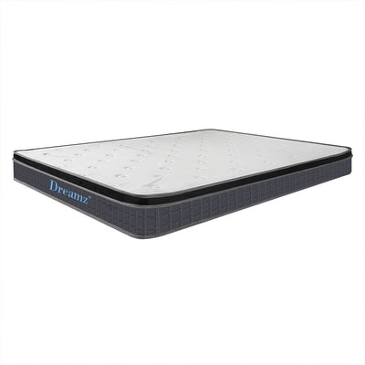 Dreamz Bedding Mattress Spring King Single Premium Bed Top Foam Medium Firm 18CM