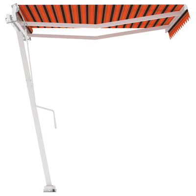 Freestanding Automatic Awning 300x250cm Orange/Brown Payday Deals