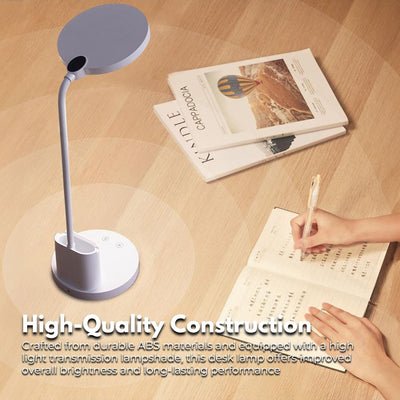 GOMINIMO Desk Lamp With Pen And Phone Holder (White) Payday Deals