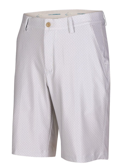 Greg Norman ML75 Microlux Flag Golf Shorts - Shark Grey