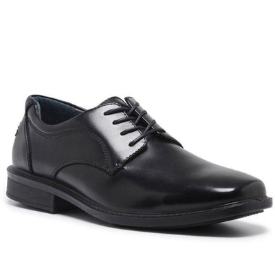 HUSH PUPPIES HEATHCOTE Leather Everyday Shoes Lace Up Extra Wide Work Business Payday Deals