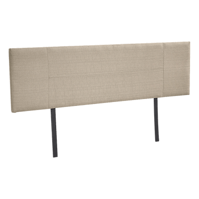 Linen Fabric King Bed Headboard Bedhead - Grey Payday Deals