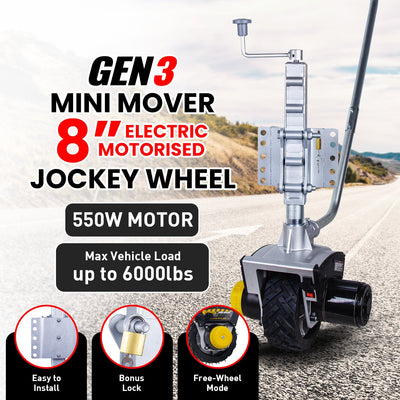 Mini Mover Gen3 Electric Motorised Jockey Wheel 12v 550w Payday Deals