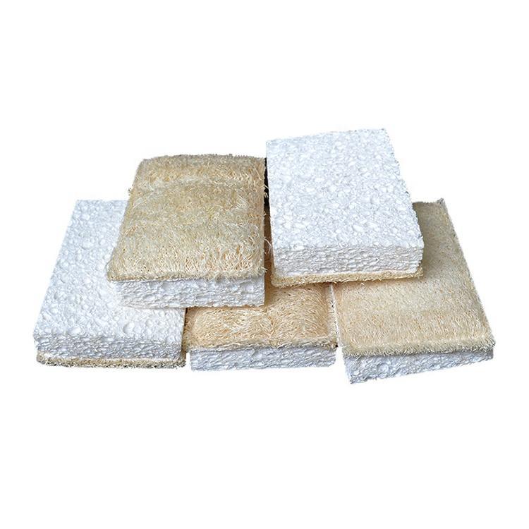 Natural Loofah Cellulose Sponges (Pack of 3) | Eco Cleaning Payday Deals
