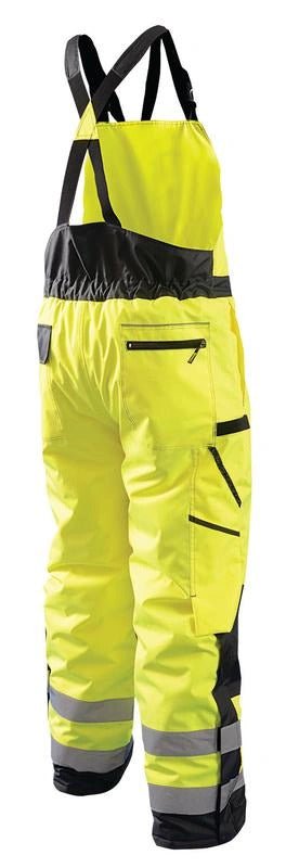 Occunomix High Visibility Hi Vis Winter Work Overall Bib Pants Reflective in Yellow Payday Deals