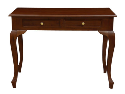 Queen Anne 2 Drawer Desk (Mahogany) Payday Deals