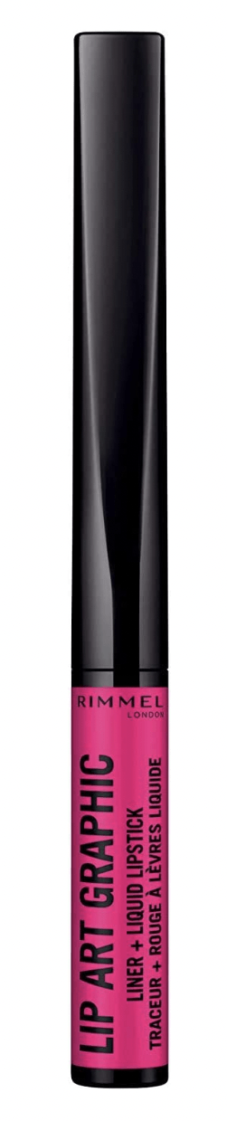 Rimmel London Lip Art Graphic Liner + Liquid Lipstick 1.8ml - 870 Own Your Power