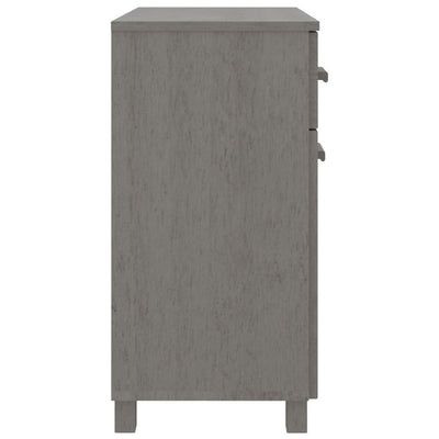 Sideboard Light Grey 79x40x80 cm Solid Wood Pine Payday Deals
