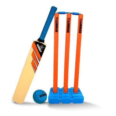 Summit Plastic Cricket Bat Set Lightweight Durable Outdoor Beach Play - Junior Payday Deals
