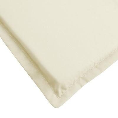 Sun Lounger Cushion Cream 200x50x3 cm Fabric Payday Deals