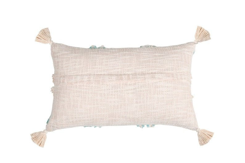 Tassels Linen Cushion Cover 30*50cm Beige Pillow Cover Handmade Boho rustic decor cream Moroccan Cushions Hand Tufted Cushion Lumbar Pillow Payday Deals