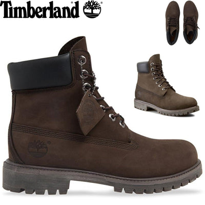 TIMBERLAND Men's 6-Inch Premium Waterproof Boots Original Iconic Shoes - Brown Payday Deals