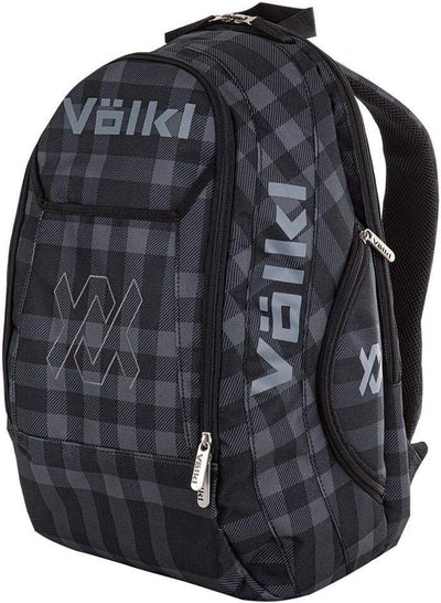 Volkl Team Tennis Backpack Bag Racquet Racket V79303 - Plaid Black