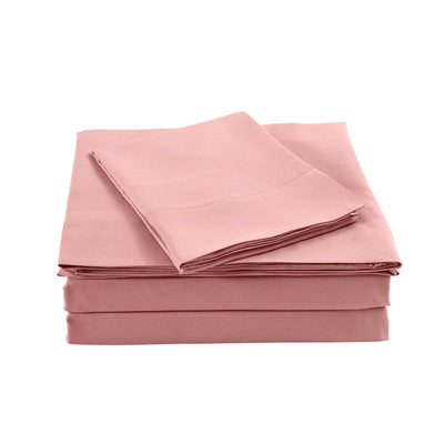 Royal Comfort Bamboo Blended Sheet Set Blush - King - Payday Deals