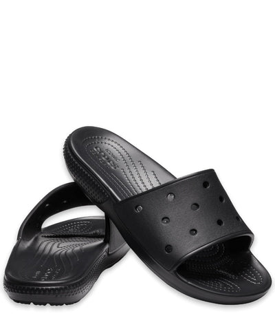 Crocs Mens Classic Slide Sandals Flip Flops Slippers Thongs - Black