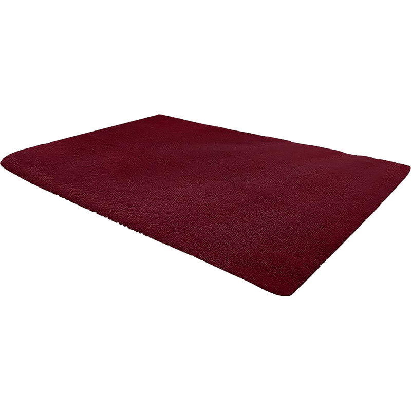230x160cm Floor Rugs Large Shaggy Rug Area Carpet Bedroom Living Room Mat - Burgundy Payday Deals