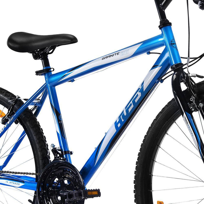 26inch Granite Mountain Bike Unisex Mens Womens City Bicycle 15-Speed Blue