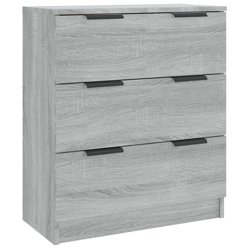3 Piece Sideboards Grey Sonoma Engineered Wood Payday Deals