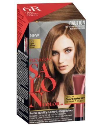 Revlon Salon Color Booster Hair Permanent Color - 6R Light Auburn Brown