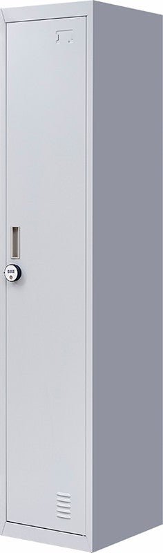 4-Digit Combination Lock One-Door Office Gym Shed Clothing Locker Cabinet Grey Payday Deals