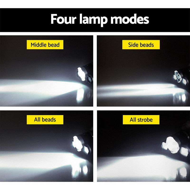 4 Modes LED Flash Torch Headlamp