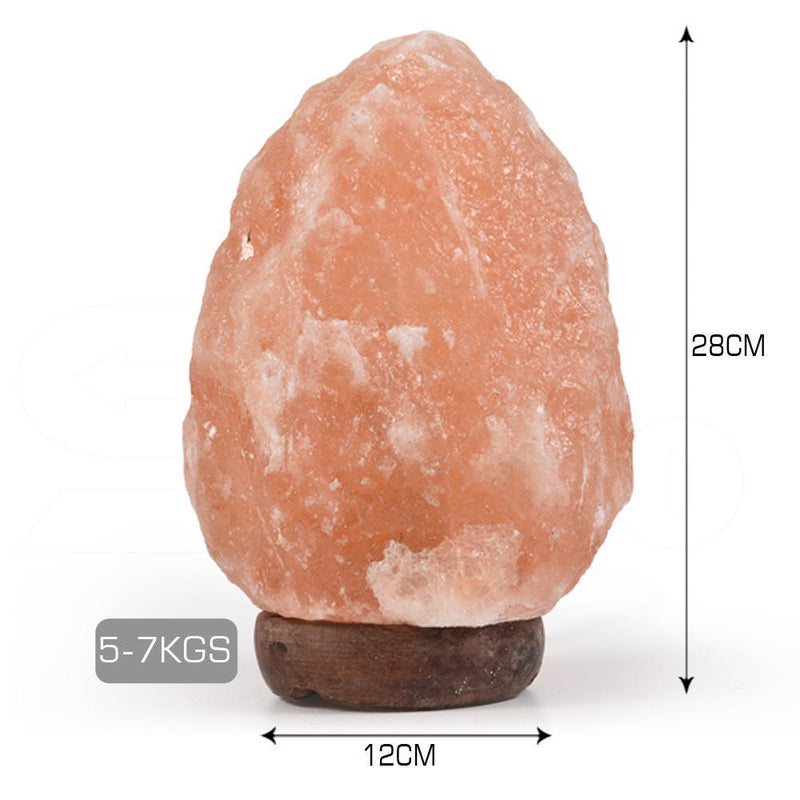 5-7 kg Himalayan Salt Lamp Rock Crystal Natural Light Dimmer Switch Cord Globes Payday Deals